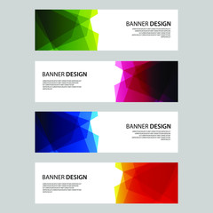 Vector Abstract design banner web template