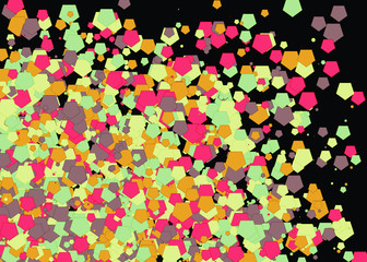 Colorful Universe Distribution Computational Generative Art background illustration