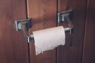 Vintage Toilet Paper Holder in Cabin