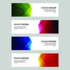 Vector Abstract design banner web template