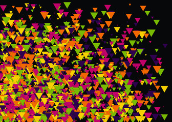 Colorful Universe Distribution Computational Generative Art background illustration