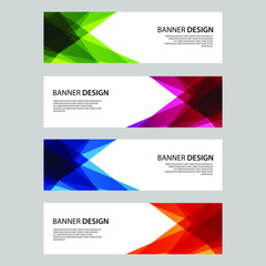 Vector Abstract design banner web template