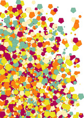 Colorful Universe Distribution Computational Generative Art background illustration