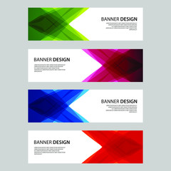 Fototapeta premium Vector Abstract design banner web template