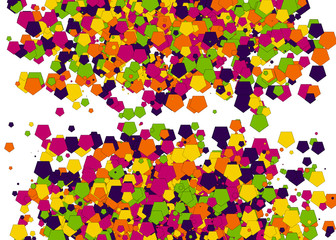 Colorful Universe Distribution Computational Generative Art background illustration