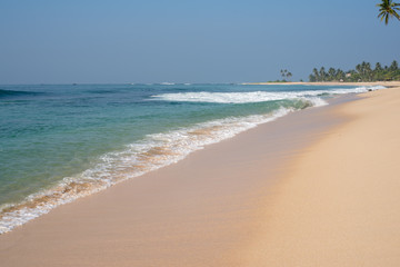 Beautiful sandy tropical beach
