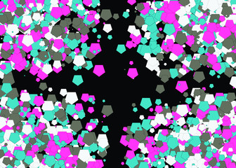 Colorful Universe Distribution Computational Generative Art background illustration