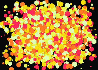 Colorful Universe Distribution Computational Generative Art background illustration