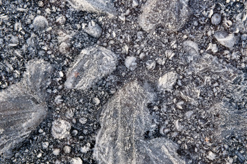 Gefroren Eis Tropfen