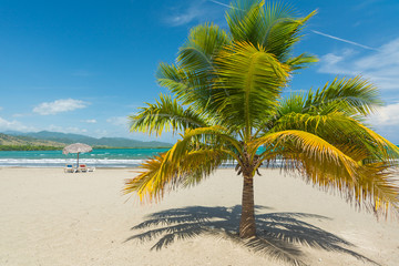 Obraz na płótnie Canvas Sand beach in Cuba
