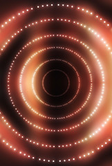 Neon lights background. Abstract background, neon lines. Dark empty scene, neon. Abstract futuristic neon background. Searchlight light, wet asphalt, smoke, night view, rays.