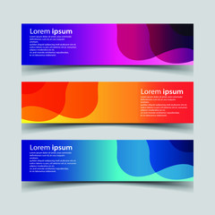 Fototapeta premium Vector Abstract design banner web template
