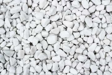 background of white stones on the seashore