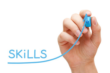 Growing Skills Graph Education Concept