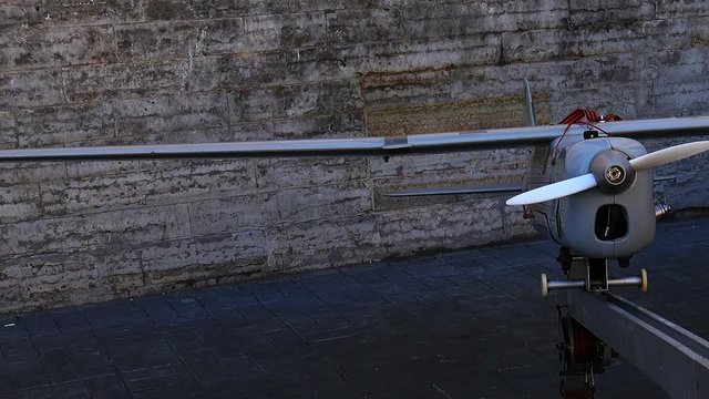 Military drone, unmanned aircraft. Army of Russia.