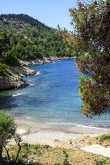 Small beach near the village of Assos