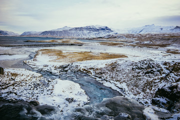 Iceland Winter Landscape Kirkufell