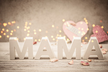mama card background
