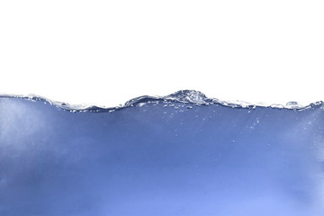 ocean liquid water wave floating waterline isolated inderwater, fresh pure ecology