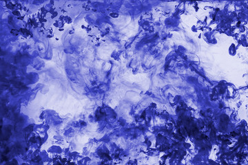 wallpaper with color ink swirl in the water, abstract paint mix