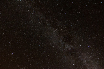 Starry Sky with the Milky Way, taken at one of the darkest places in The Netherlands, Drenthe.