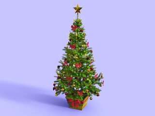 christmas tree, Spruce New Year