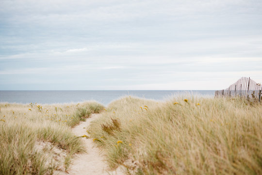 sand dunes and blue sky