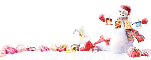 Schneemann - Weihnachtsmotiv