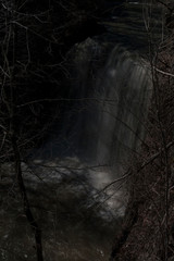 Hayden Run Falls in Early Spring, Columbus, Ohio