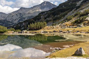 Fototapeta na wymiar Muratovo (Hvoynato) lake at Pirin Mountain, Bulgaria