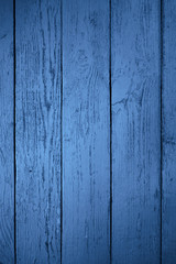 Texture of classic blue wooden boards. Grunge texture old wood. Classic blue color wood texture background surface with old natural pattern. Wood texture background, wood planks. Color trendy 2020.