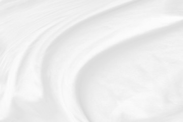 Obraz premium white fabric texture background ,wavy fabric