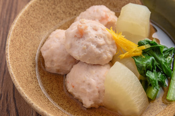 海老団子の煮物