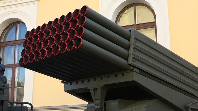 Rapid-fire gun. Army of Russia.