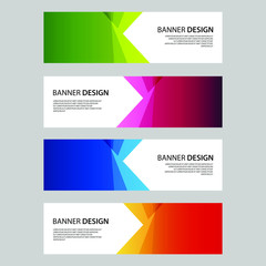 Vector Abstract design banner web template