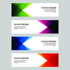 Vector Abstract design banner web template