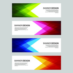 Vector Abstract design banner web template