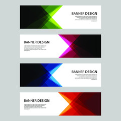 Vector Abstract design banner web template