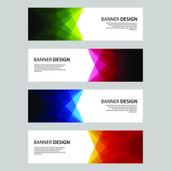 Vector Abstract design banner web template
