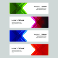 Vector Abstract design banner web template