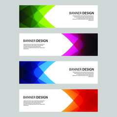 Vector Abstract design banner web template