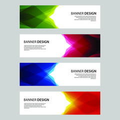 Vector Abstract design banner web template