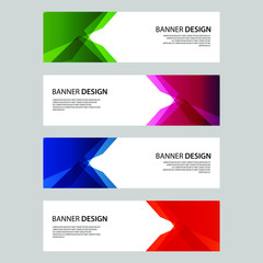 Vector Abstract design banner web template