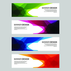 Vector Abstract design banner web template