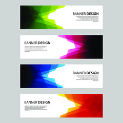 Vector Abstract design banner web template