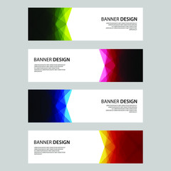 Vector Abstract design banner web template