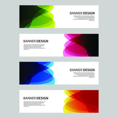 Vector Abstract design banner web template