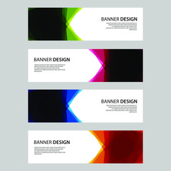 Vector Abstract design banner web template