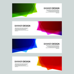 Vector Abstract design banner web template