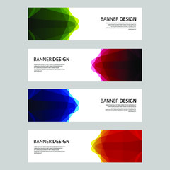 Vector Abstract design banner web template